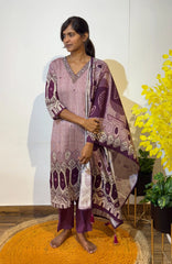 Geometric fantasy- Magenta 505B