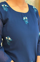 Blue georgette 572TB