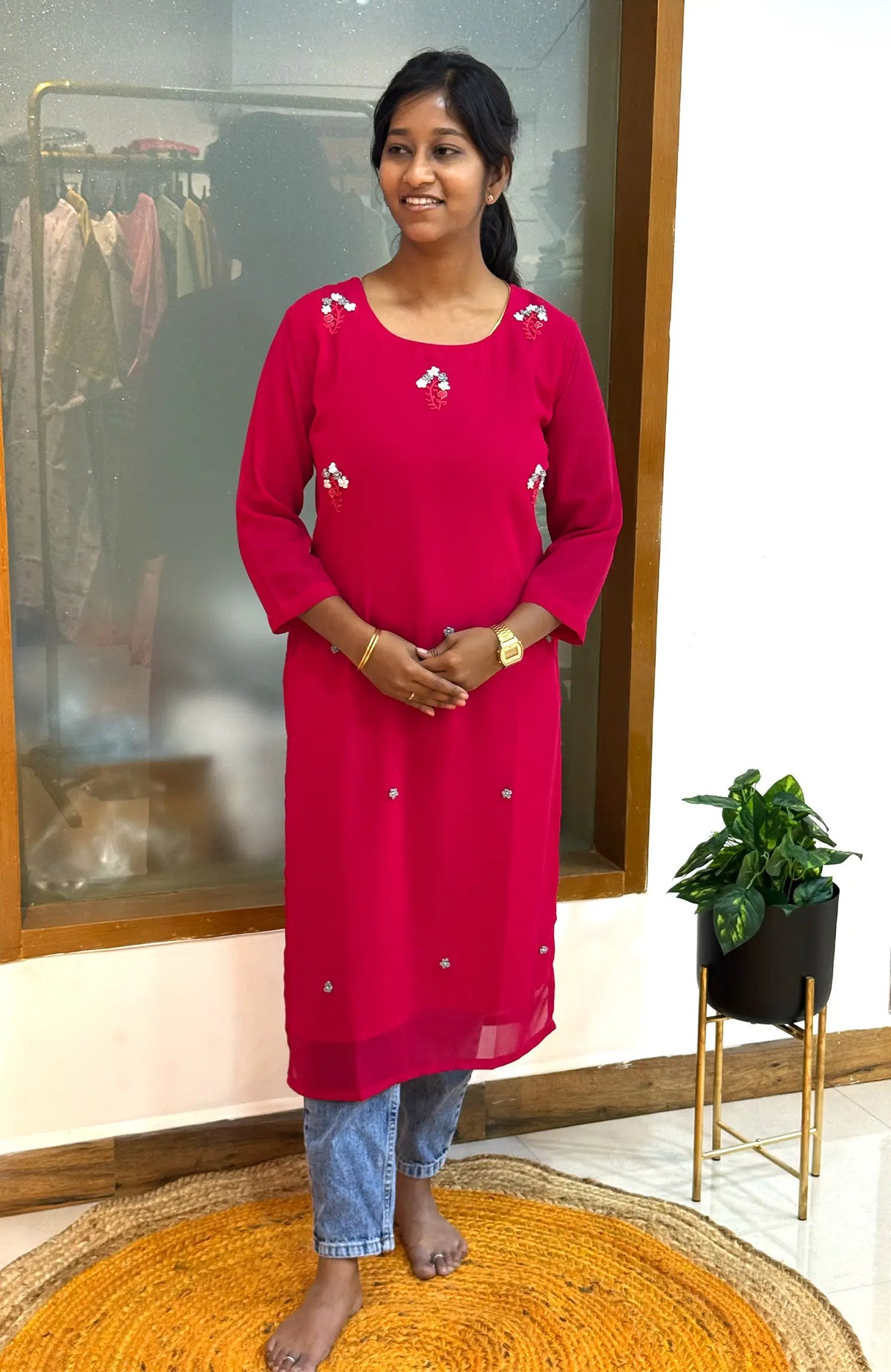 Blush georgette 572TA