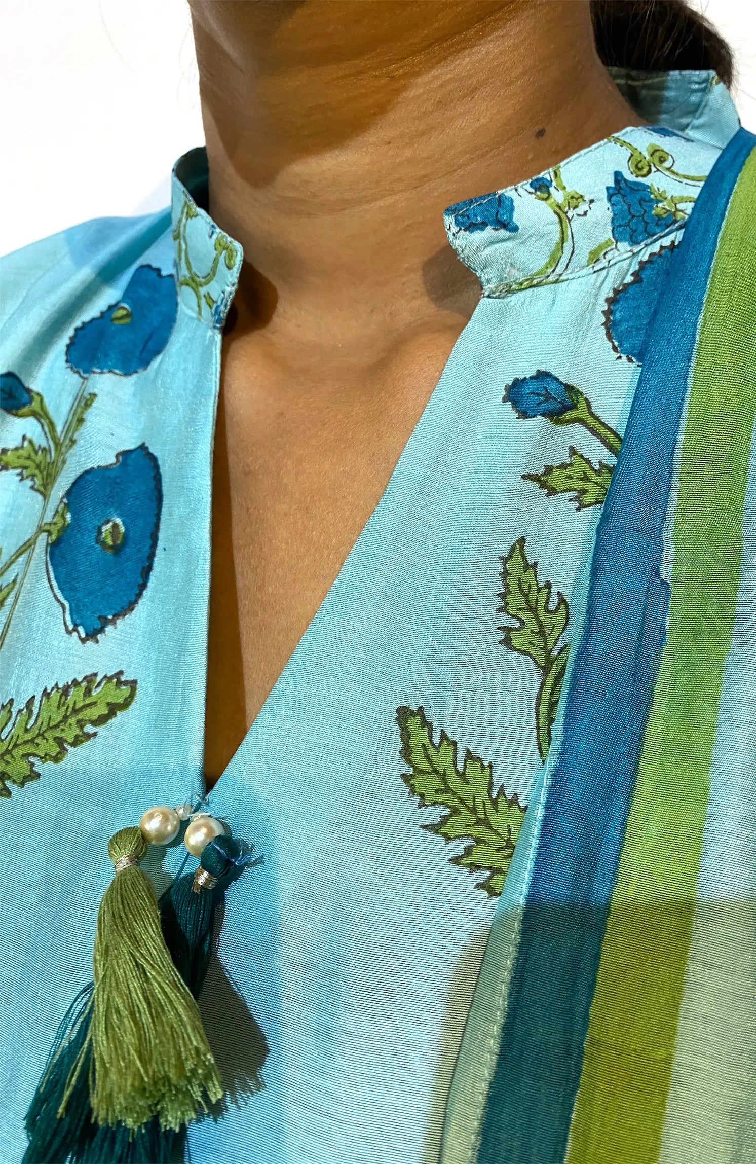 Soft hue blocks- Blue 498B