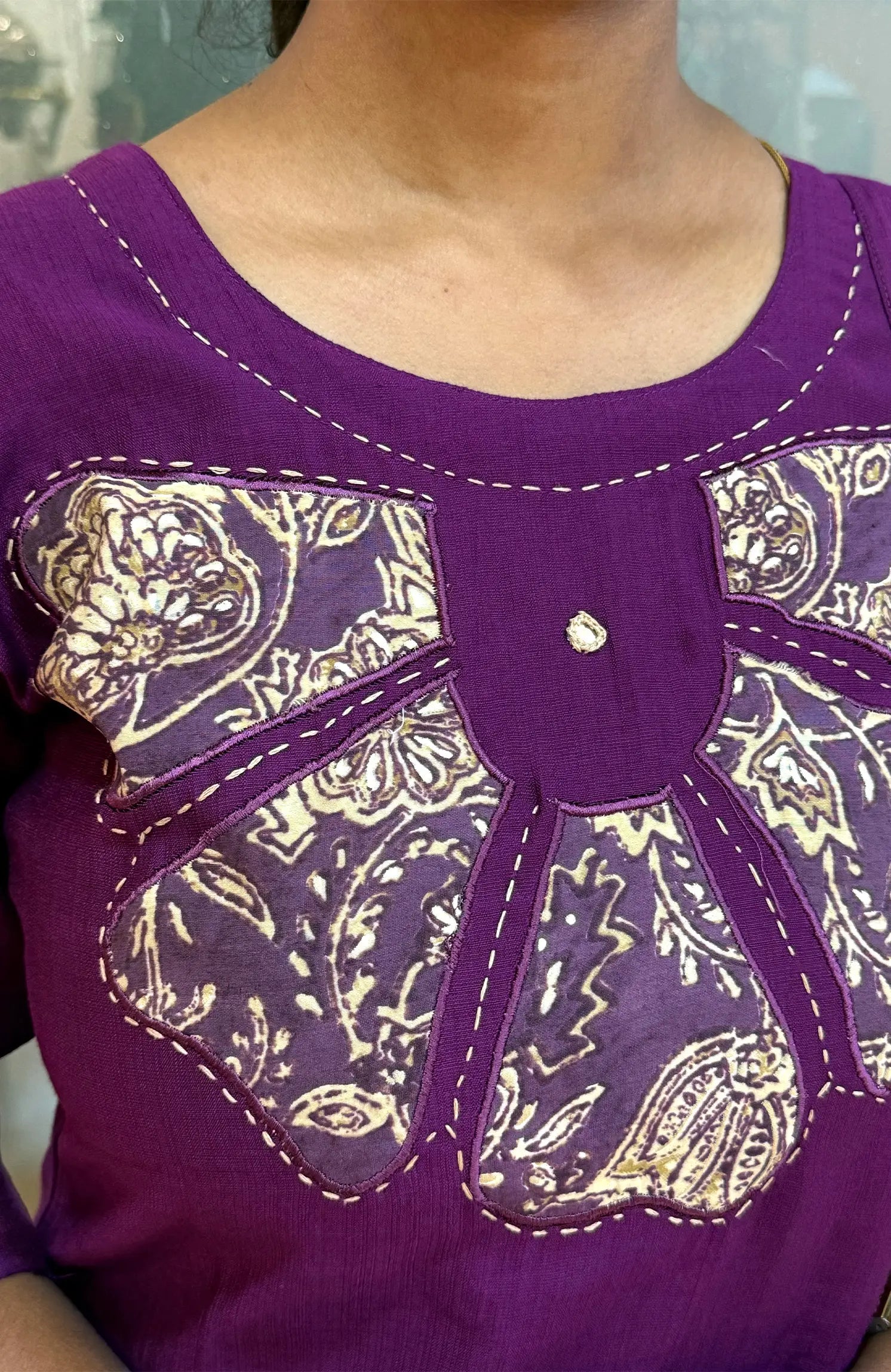 Printed purple symphony 570