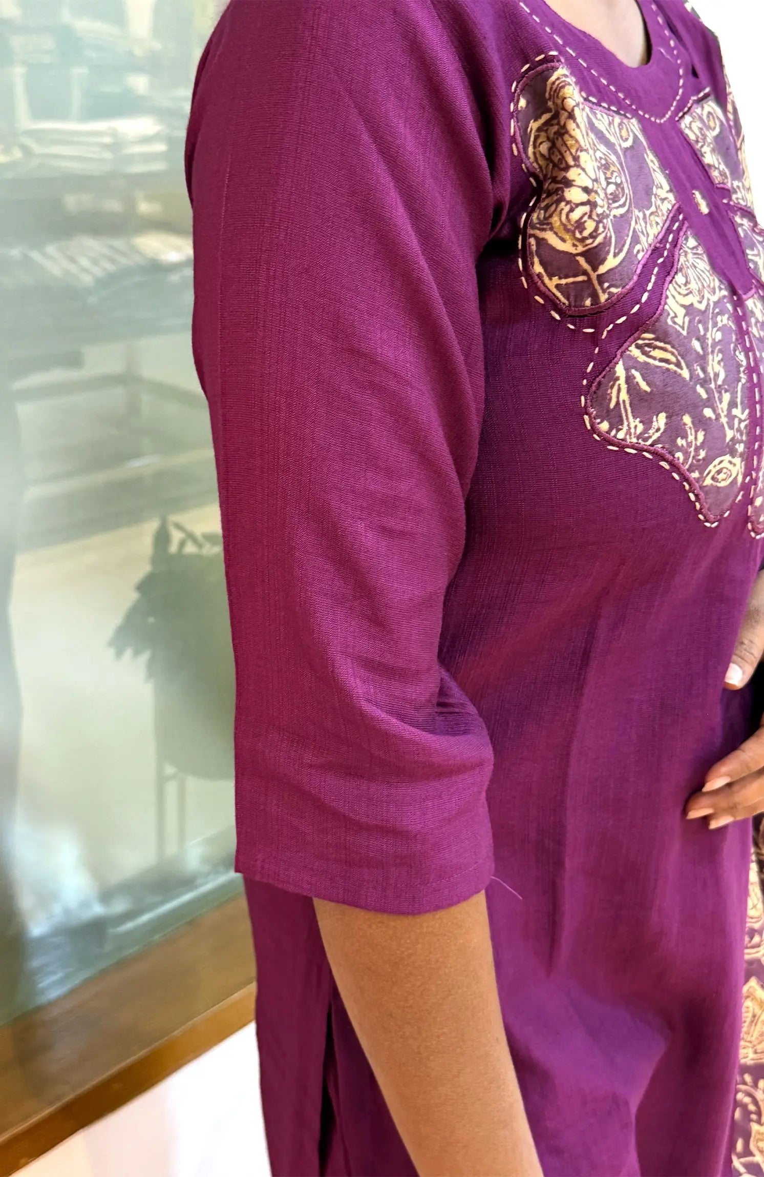 Printed purple symphony 570