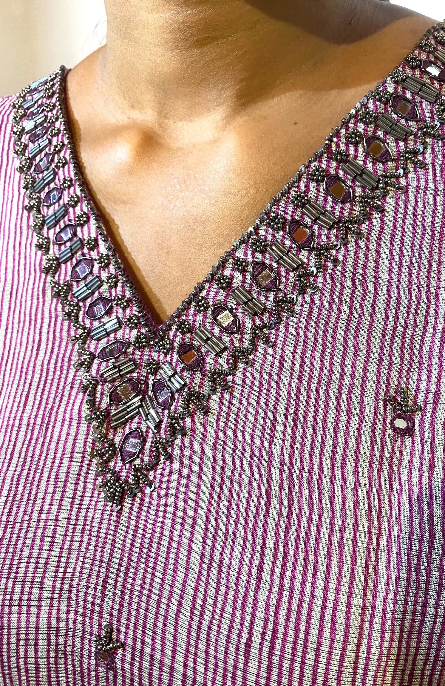 Geometric fantasy- Magenta 505B