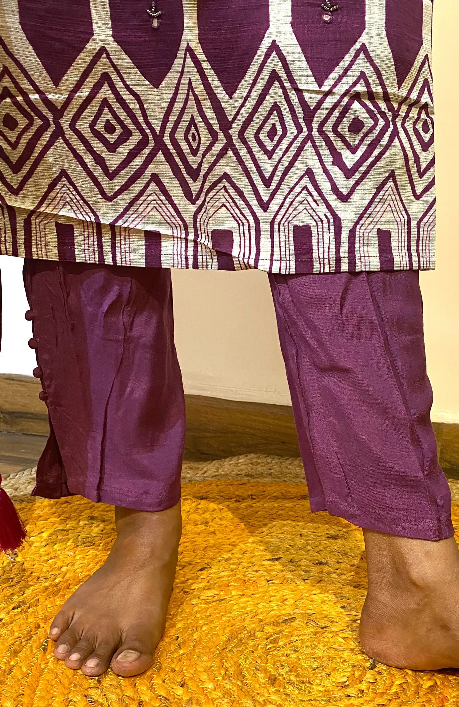 Geometric fantasy- Magenta 505B